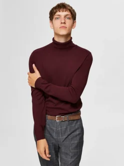 , Miesten Pooloneule, Berg Roll Neck>Selected Discount