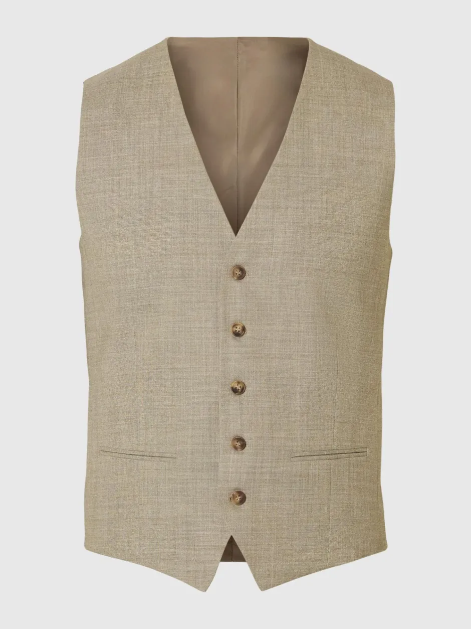 miesten pukuliivi, SLIM OASIS VEST>Selected New