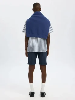 Miesten Shortsit, SLIM LUTON FLEX SHORTS>Selected Best