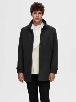 Miesten Takki, REUBEN WOOL COAT>Selected New