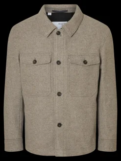 miesten takki, SLHMITCH WOOL BLEND SHACKET><noscript><img width=