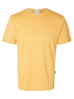 Miesten T-Paita, BET LINEN SS O-NECK>Selected Sale