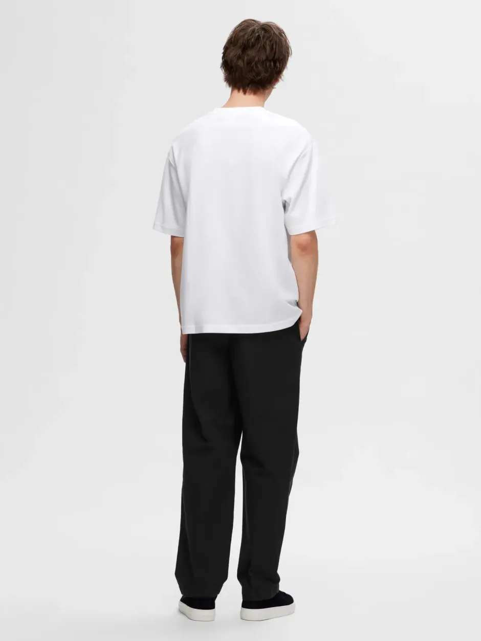 miesten t-paita, LOOSE OSCAR SS O-NECK>Selected Clearance