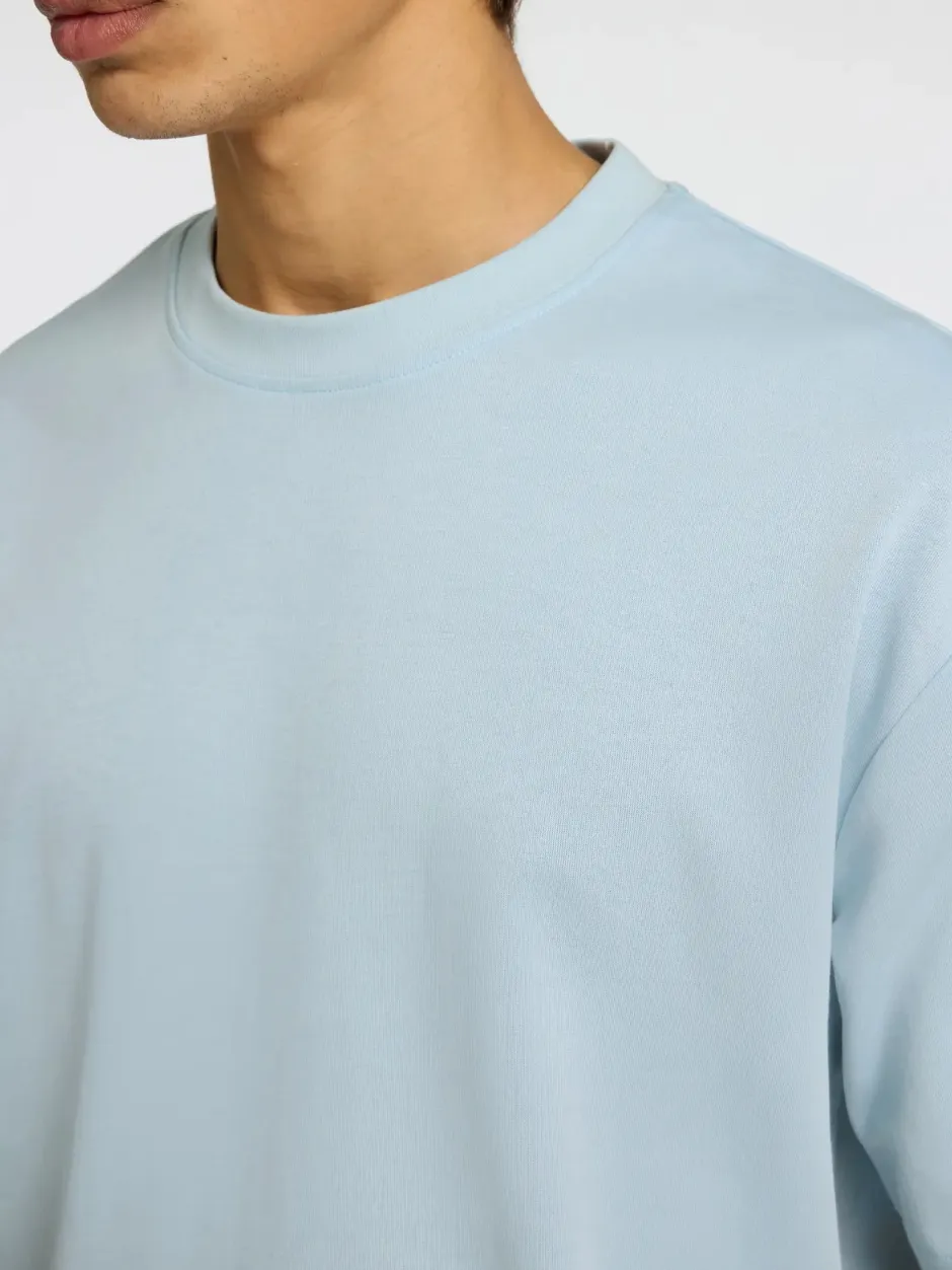 miesten t-paita, LOOSE OSCAR SS O-NECK>Selected Hot