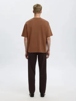 miesten t-paita, LOOSE OSCAR SS O-NECK>Selected Clearance