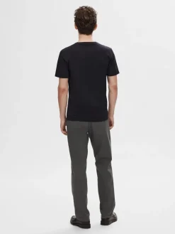 Miesten T-paita, Pima Ss V-neck>Selected New