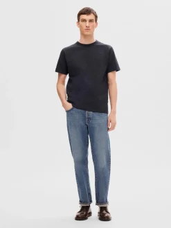 miesten t-paita, SANDER SEERSUCKER SS O-NECK><noscript><img width=