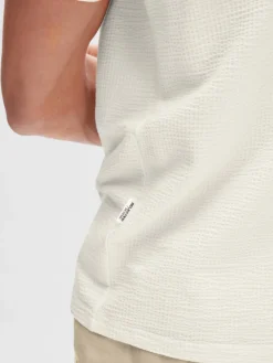 miesten t-paita, SANDER SEERSUCKER SS O-NECK><noscript><img width=