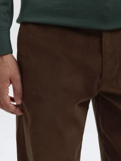 miesten vakosamettihousut K STRAIGHT MILES CORD PANT NOS, ruskea><noscript><img width=