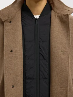 miesten villakangastakki, SLHRAINAR WOOL BLEND COAT><noscript><img width=