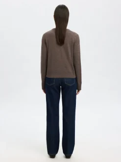 Selected naisten neuletakki, SLFTHEA LS KNIT MERINO CARDIGAN NOOS>Selected Femme Clearance