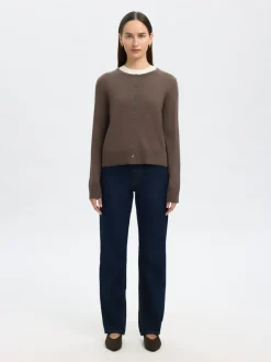 Selected naisten neuletakki, SLFTHEA LS KNIT MERINO CARDIGAN NOOS><noscript><img width=