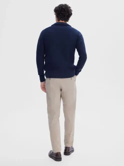 neule, AXEL LS KNIT HALF ZIP>Selected Hot