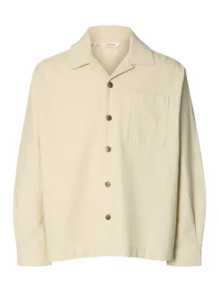 paitatakki SLHRLXRAY Undyed Overshirt,><noscript><img width=