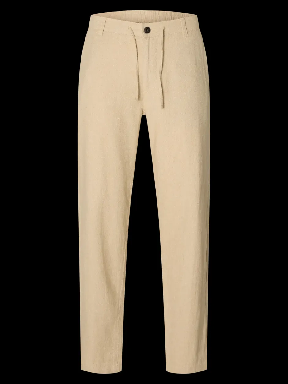 pellavahousut, SLIM TAPE BRODY LINEN PANT>Selected Online