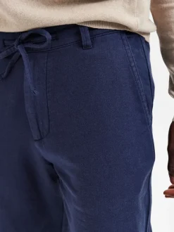 pellavahousut, SLIM TAPE BRODY LINEN PANT><noscript><img width=