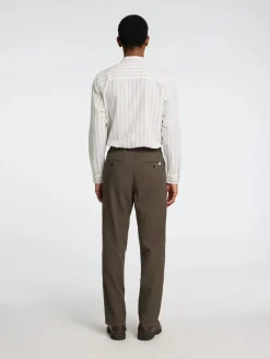pellavahousut, SLIM TAPE BRODY LINEN PANT>Selected Discount