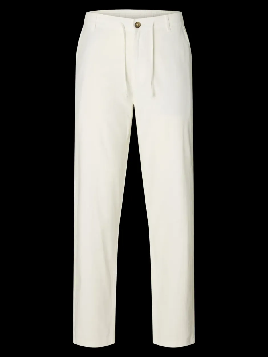 pellavahousut, SLIM TAPE BRODY LINEN PANT>Selected Sale