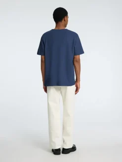 t-paita, JOSEPH PIQUE SS O-NECK Indigo>Selected Hot