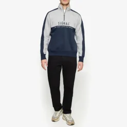 miesten collegepaita MALCOLMSI HALFZIP,><noscript><img width=