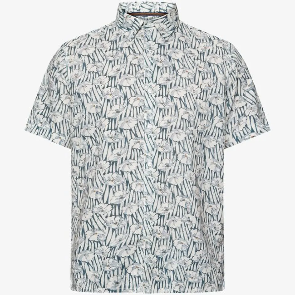 miesten kauluspaita, HUBERT SI LIN STRAW>Signal Clearance