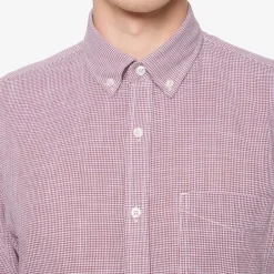 miesten lyhythihainen kauluspaita, PITT STRUCTURE Kuosi, Punainen><noscript><img width=