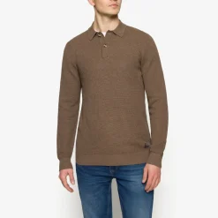 miesten neulepusero Klassi Structure Polo,>Signal