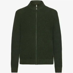 miesten neuletakki, ANDRERSI STRUCTURE CARDIGAN Armeijanvihreä>Signal Clearance