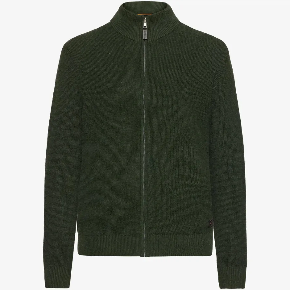 miesten neuletakki, ANDRERSI STRUCTURE CARDIGAN Armeijanvihreä>Signal Clearance