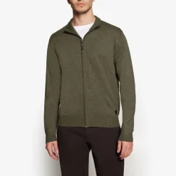 miesten neuletakki KEANSI CARDIGAN,>Signal Hot