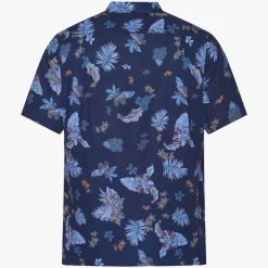 miesten pikeepaita, TRAMP PRINT COTTON LINEN><noscript><img width=