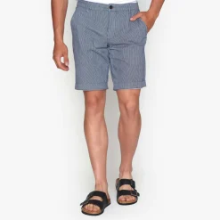 miesten shortsit, HECTOR STRIPE>Signal