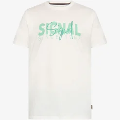 miesten t-paita, OWEN PRINT TEE>Signal Hot