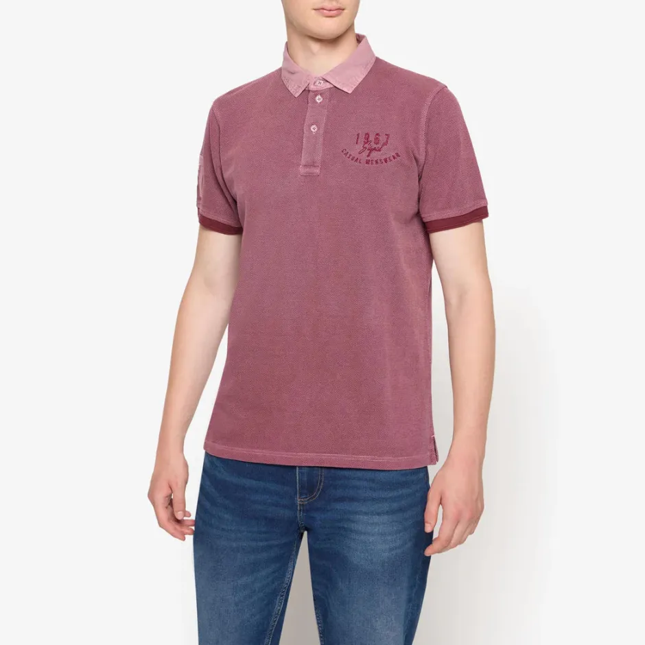 Singal miesten pikeepaita, OSCAR BADGE POLO>Signal Hot