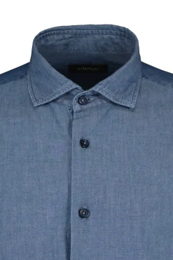 Miesten Farkkupaita, Denim Shirt Indigo><noscript><img width=