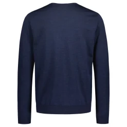 Miesten Neule MERINO CREW, MADE IN ITALY Indigo>Sinnuu Discount