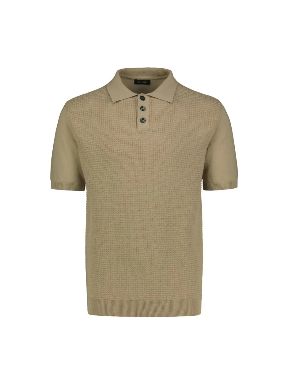 miesten pikeepaita, KNITTED POLO MADE IN ITALY>Sinnuu