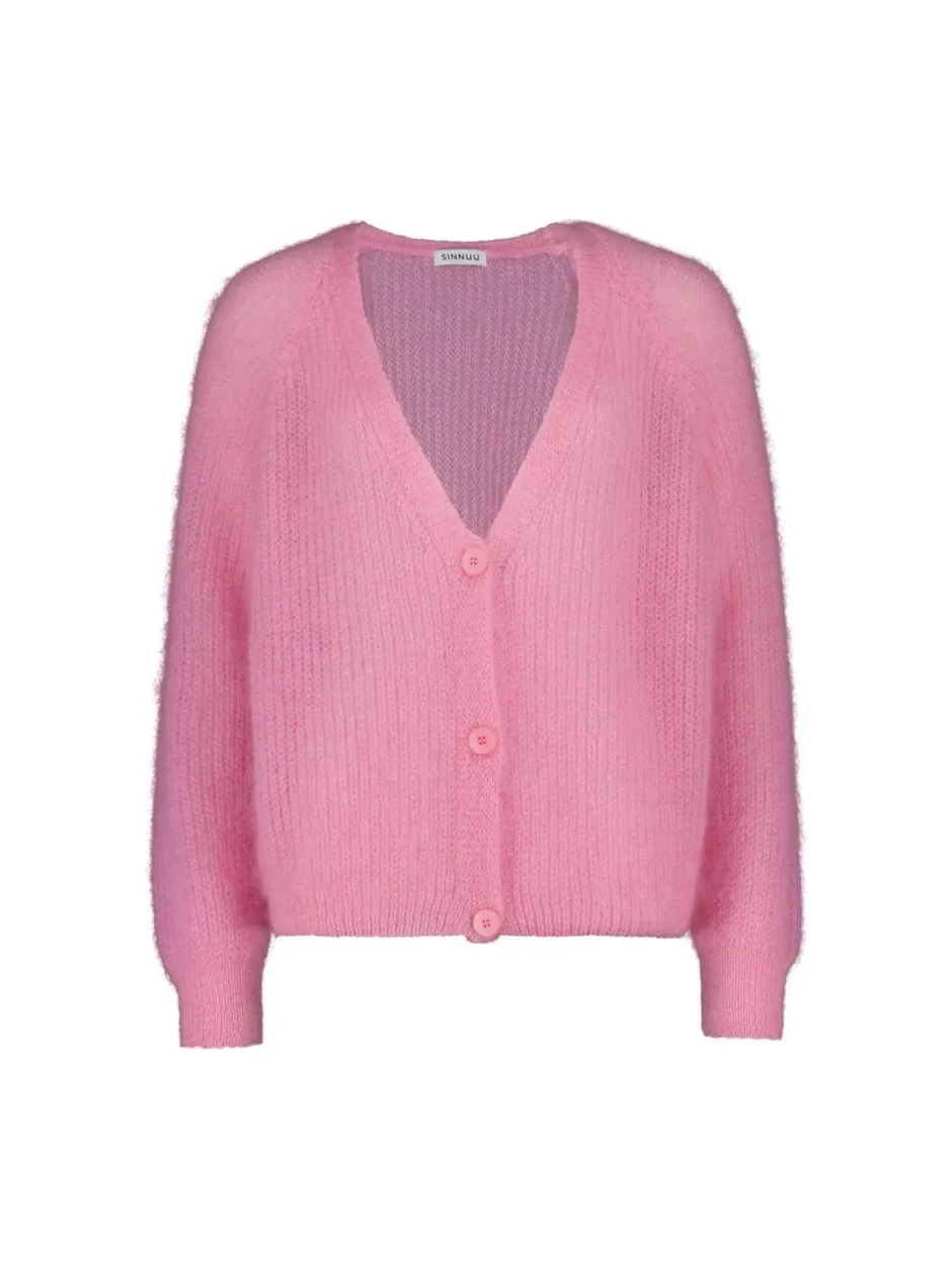 naisten neuletakki, CANDY MOHAIR NEULETAKKI>Sinnuu New