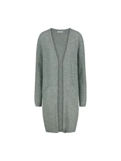 Naisten Neuletakki, PEG VILLANEULETAKKI Vaaleanharmaa>Sinnuu Online