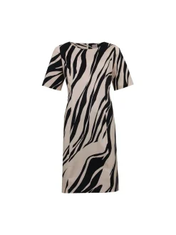 naisten mekko, ELERA DRESS 102CM Beige Kuosi>S.T.I New