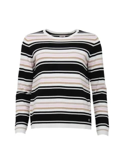 naisten neulepusero Bess Stripe Knit, a>S.T.I