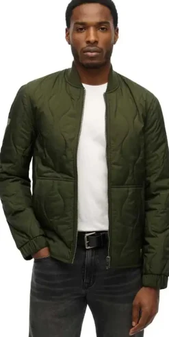 miesten takki, SURPLUS QUILTED LINER JACKET Armeijanvihreä>Superdry New