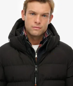 Miesten Talvitakki, Hooded Sports Puffer Jacket><noscript><img width=