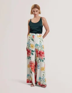 naisten housut, NYMPHAT Printed Trouser>Ted Baker Sale