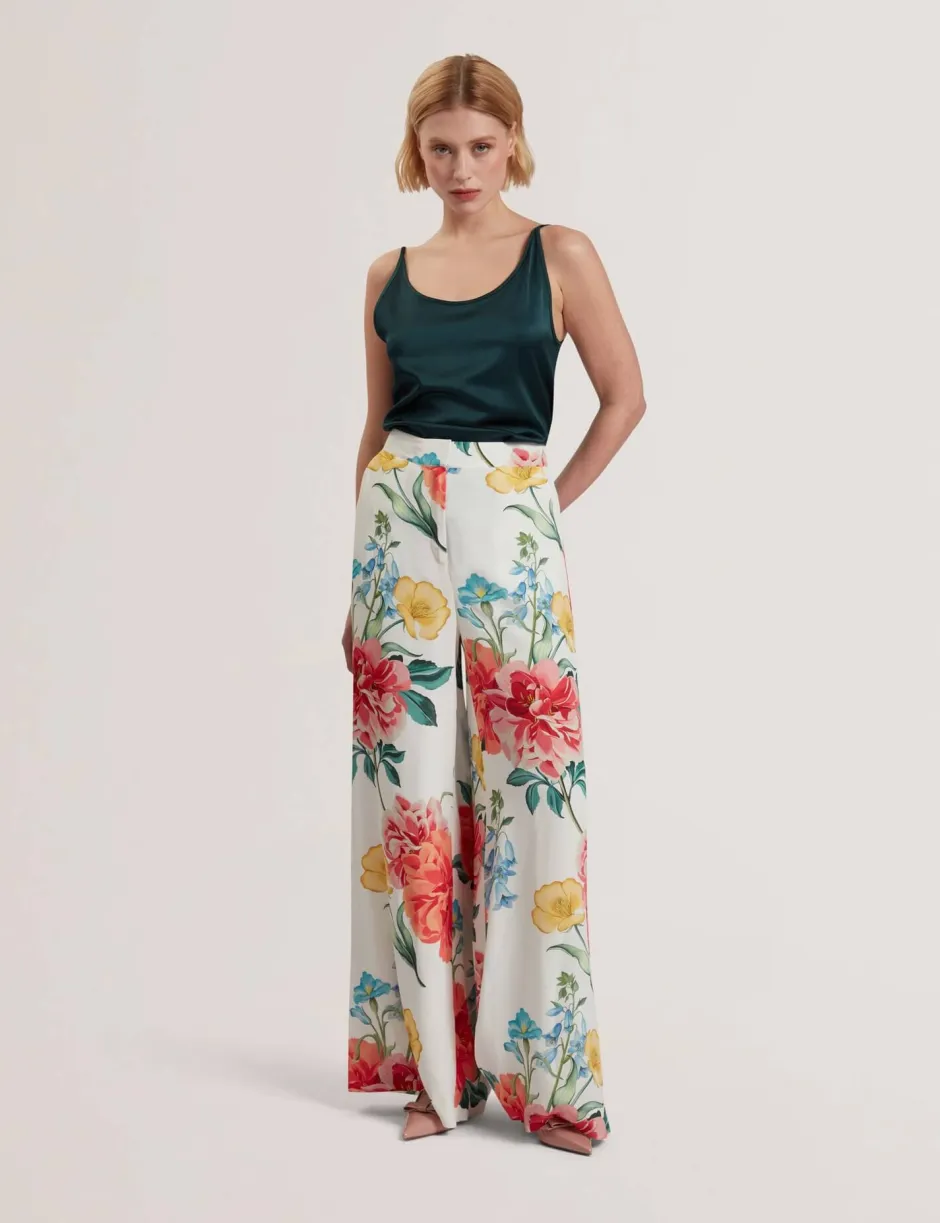 naisten housut, NYMPHAT Printed Trouser>Ted Baker Sale