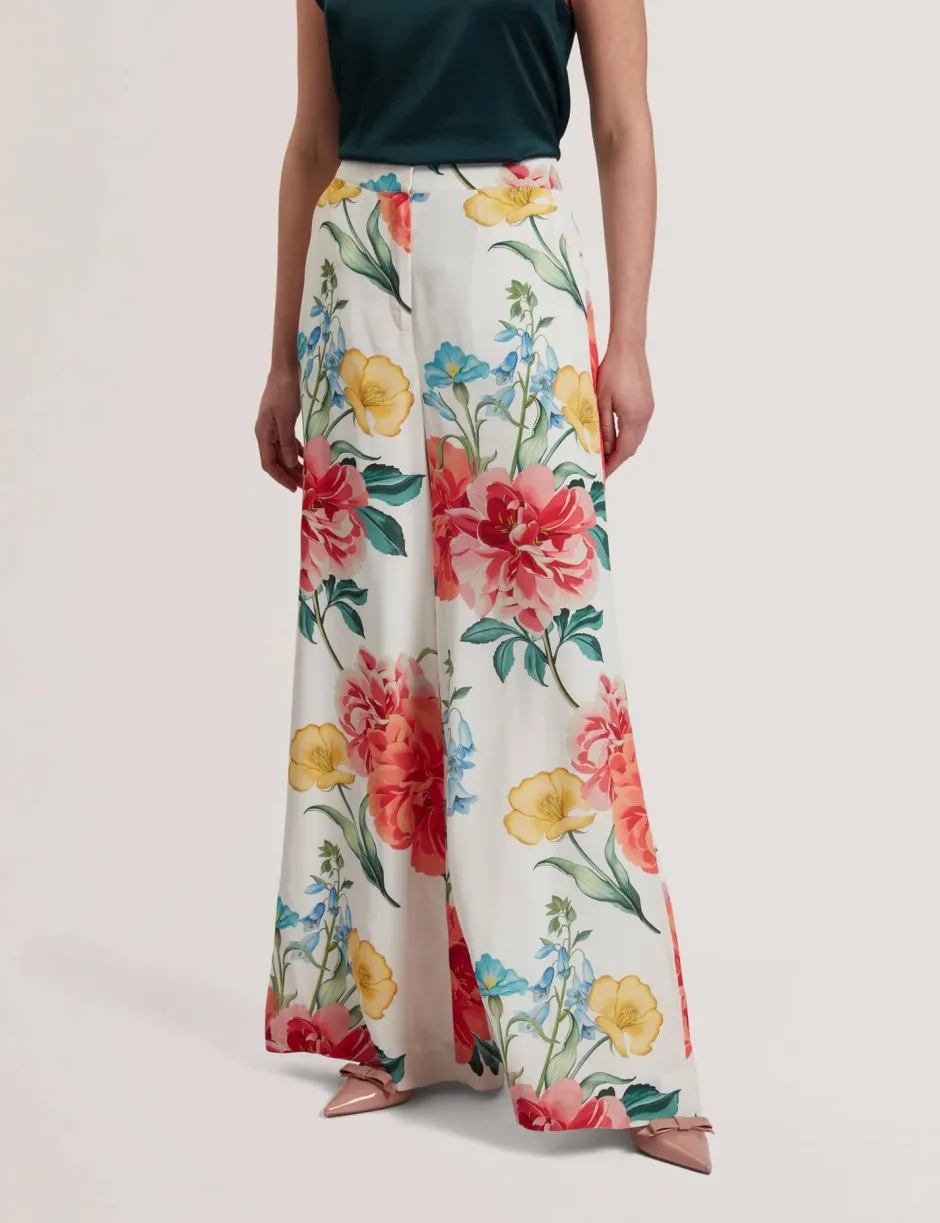 naisten housut, NYMPHAT Printed Trouser>Ted Baker Sale
