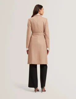 naisten villakangastakki, ROSE MID LENGHT BELTED WOOL COAT>Ted Baker Hot