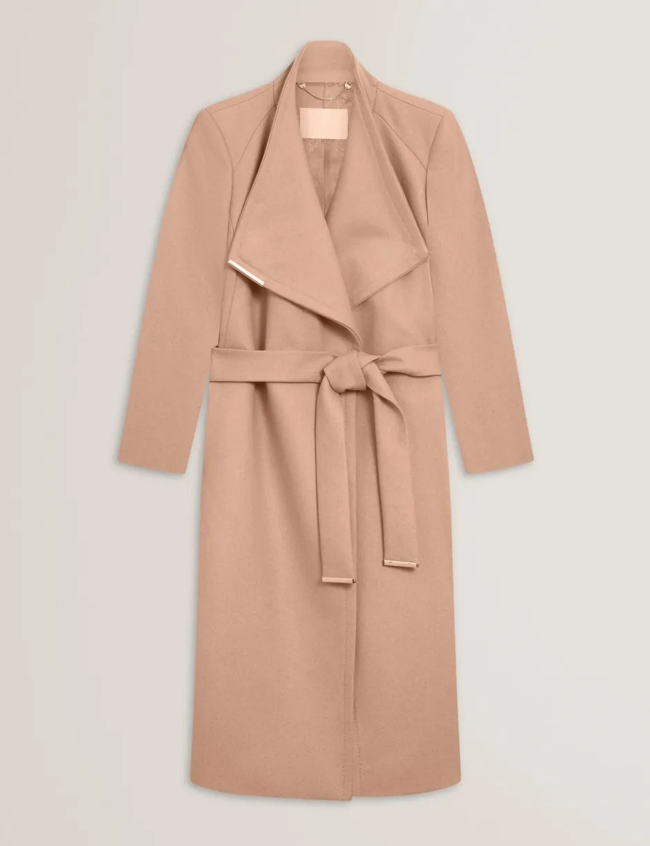 naisten villakangastakki, ROSE MID LENGHT BELTED WOOL COAT>Ted Baker Hot