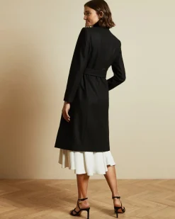 Naisten Villakangastakki, Rose Midi Wool Wrap Coat>Ted Baker Hot