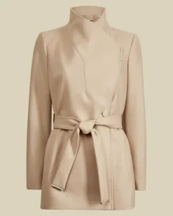 Naisten Villakangastakki, Rosess Short Wool Wrap Coat>Ted Baker Best